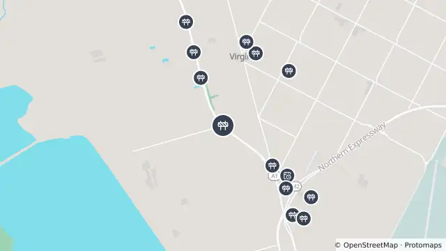 Map of Mowing — Port Wakefield Highway, Virginia and nearby items