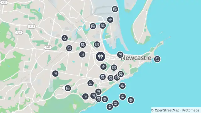 Map of Scheduled Roadwork — Parry Street, Newcastle West and nearby items