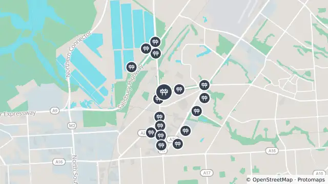 Map of Mowing — Montague Road, Cavan and nearby items