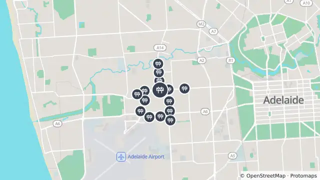 Map of Hauling — Henley Beach Road, Underdale and nearby items