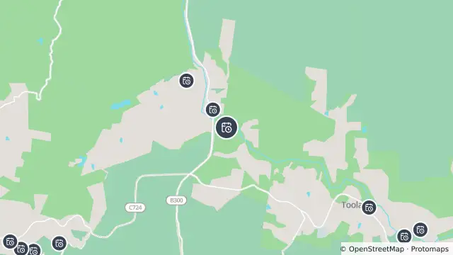 Map of Planned Power Outage — Castella and nearby items