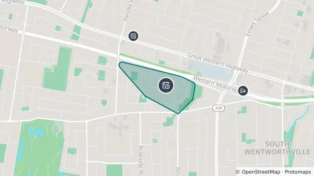 Map of Planned Power Outage — Greystanes and nearby items