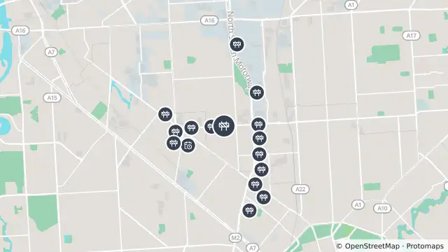 Map of Powerline Work — Regency Road, Ferryden Park and nearby items
