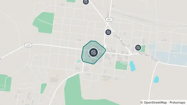 Map of Planned Power Outage — Incd-137712-R and nearby items