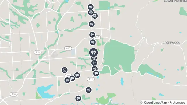 Map of Sign Installation — Hancock Road, St Agnes and nearby items