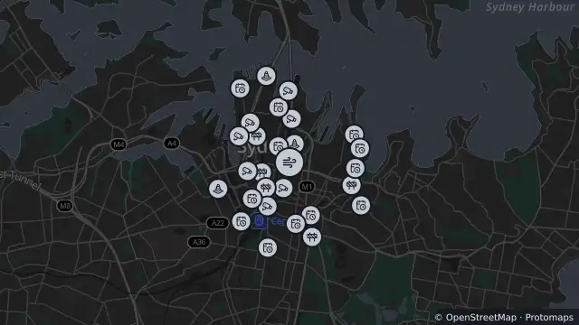 Map of Air Quality — Cook And Phillip and nearby items