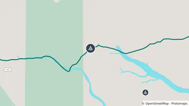 Map of Painted Desert Road — Closed and nearby items