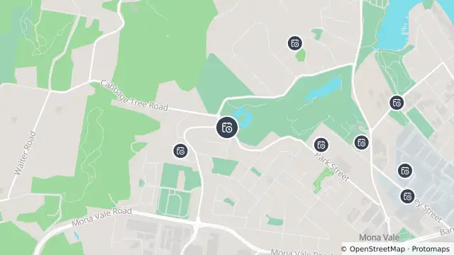 Map of Planned Power Outage — Mona Vale and nearby items