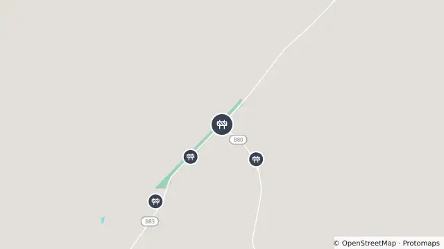 Map of Miscellaneous Works — Flinders Ranges Way, Hawker and nearby items