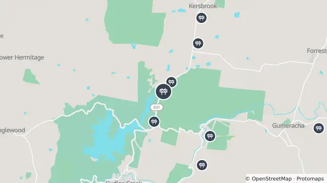 Map of Bore Hole Testing — South Para Road, Chain Of Ponds and nearby items