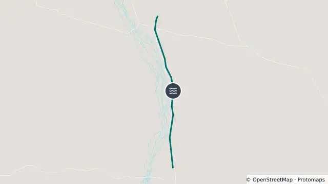 Map of Flooding — Dicks Creek Elderslie Road — Kynuna / Middleton and nearby items