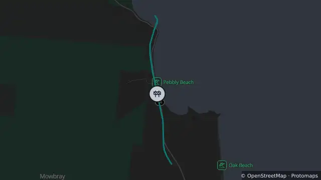 Map of Roadworks — Captain Cook Highway — Oak Beach and nearby items