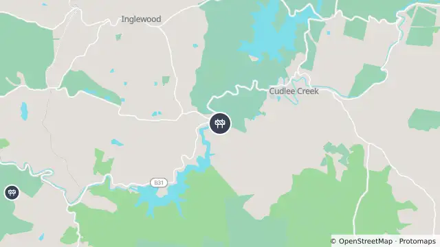Map of Survey — Gorge Road, Cudlee Creek and nearby items