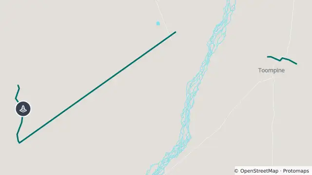 Map of Hazard — Ingeberry Road / Tobermory Road / Quilpie Thargomindah Road / Ingeberry Road — Quilpie and nearby items