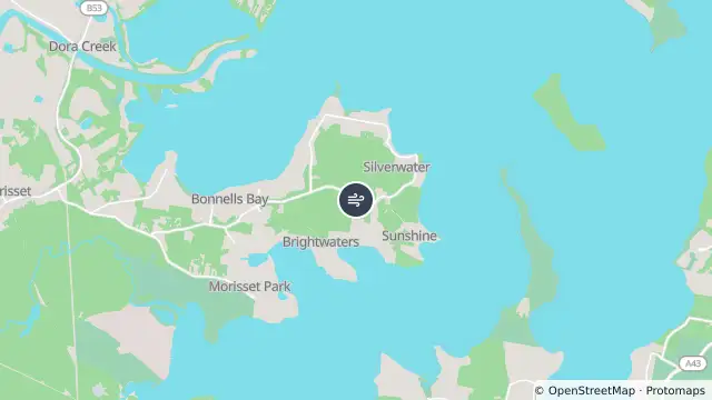 Map of Air Quality — Morisset and nearby items