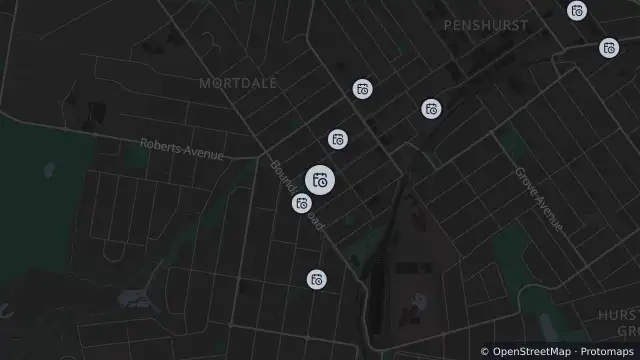 Map of Planned Power Outage — Mortdale and nearby items