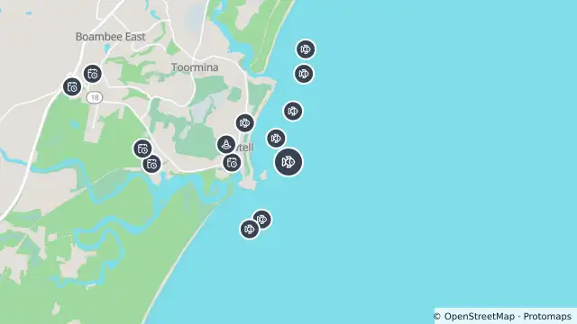 Map of Smart Drumline Location — Sawtell and nearby items
