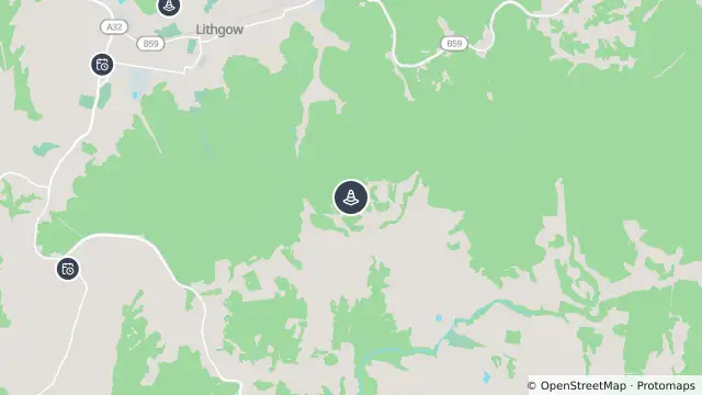 Map of Changed Traffic Conditions — Browns Gap Road, Hartley and nearby items
