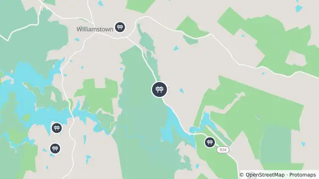 Map of Asphalt Works — Warren Road, Williamstown and nearby items