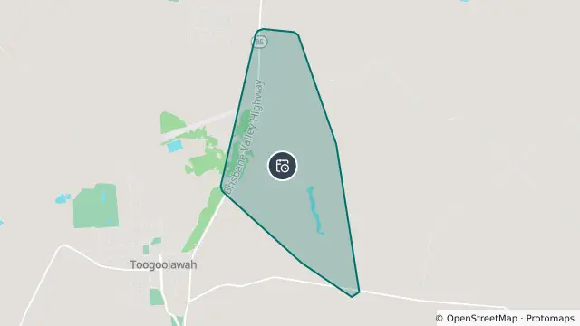 Map of Planned Power Outage — Cressbrook, Mount Beppo, Toogoolawah and nearby items