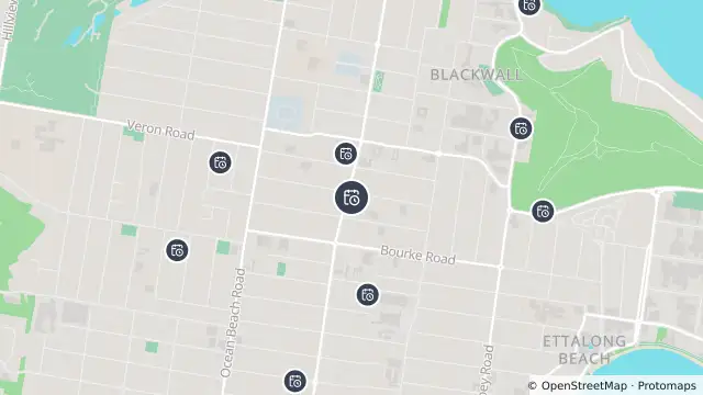 Map of Planned Power Outage — Umina Beach and nearby items