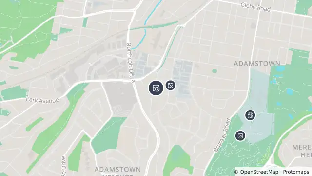 Map of Planned Power Outage — Adamstown and nearby items