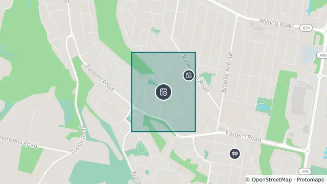 Map of Planned Power Outage — Killarney Vale and nearby items