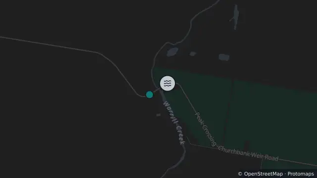 Map of Flooding — Mutdapilly Churchbank Weir Road / Peak Crossing Churchbank Weir Road — Mutdapilly / Peak Crossing and nearby items