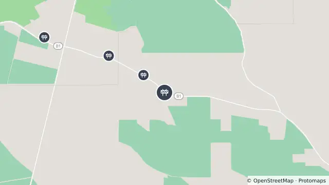 Map of Bitumen — Princes Highway, Burrungule and nearby items