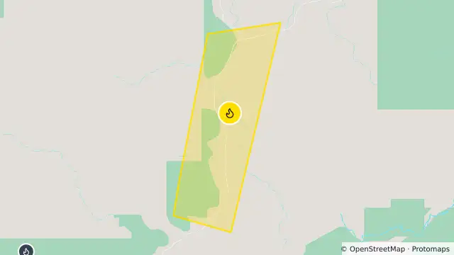 Map of Bushfire Advice Monitor Conditions - Gibb and nearby items