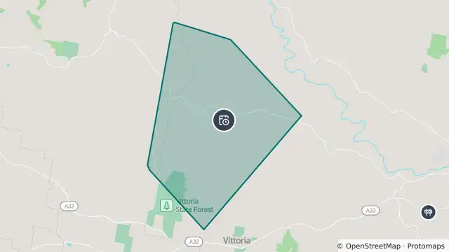 Map of Planned Power Outage — Incd-44191-W and nearby items