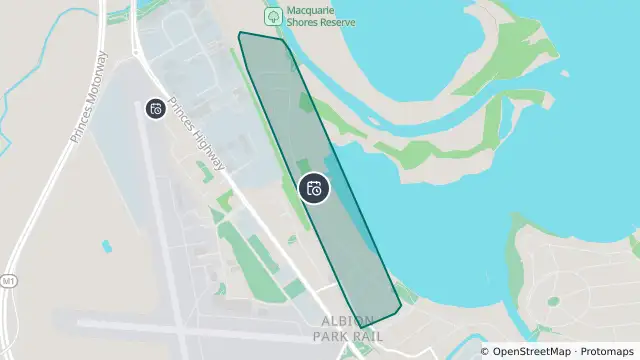 Map of Planned Power Outage — Albion Park Rail and nearby items