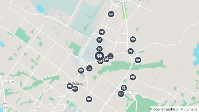 Map of Services Locating — Philip Highway, Elizabeth South and nearby items