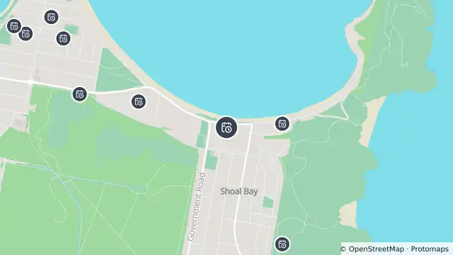 Map of Planned Power Outage — Shoal Bay and nearby items