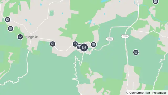 Map of Planned Power Outage — Kinglake and nearby items