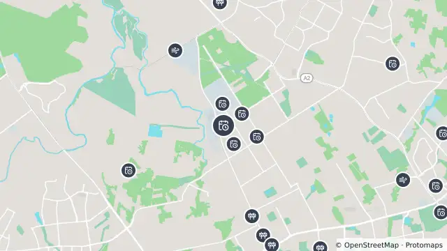 Map of Planned Power Outage — Riverstone and nearby items