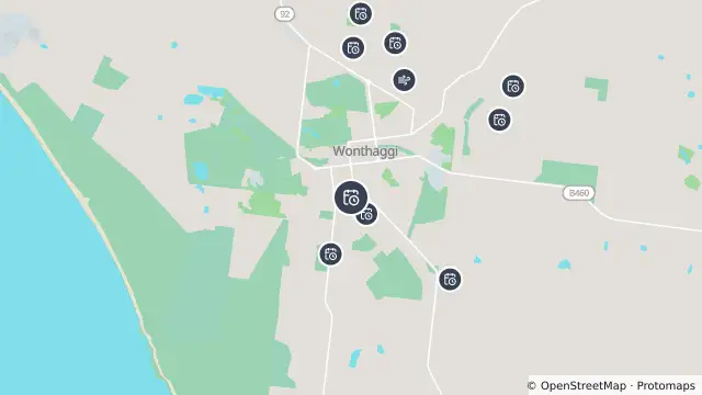 Map of Planned Power Outage — Wonthaggi and nearby items