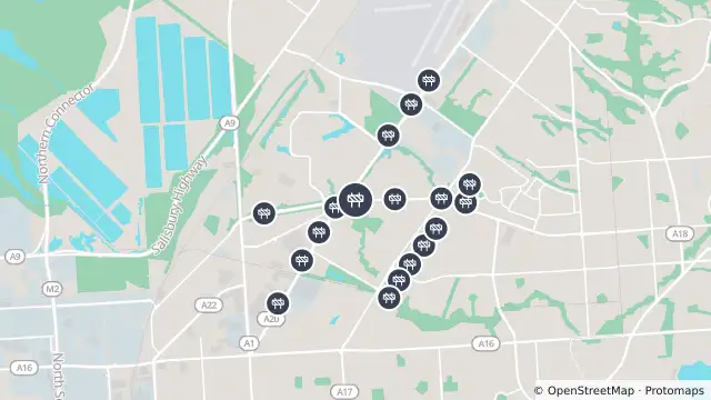 Map of Mowing — Montague Road, Pooraka and nearby items