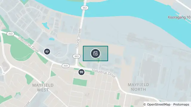Map of Planned Power Outage — Mayfield and nearby items