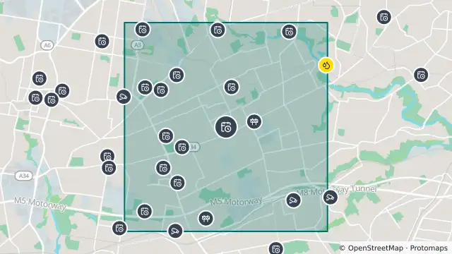 Map of Planned Power Outage — Beverly Hills, Campsie, Narwee and nearby items