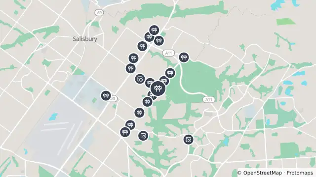 Map of Footpath Maintenance/Repairs — Bridge Road, Gulfview Heights and nearby items
