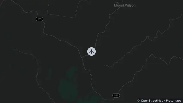 Map of Changed Traffic Conditions — Mount Wilson Road, Mount Wilson and nearby items