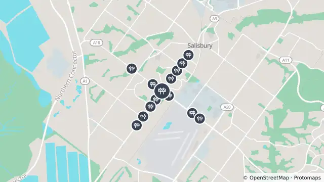 Map of Mowing — Salisbury Highway, Parafield Gardens and nearby items