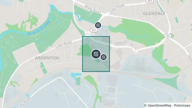 Map of Planned Power Outage — Glendale and nearby items