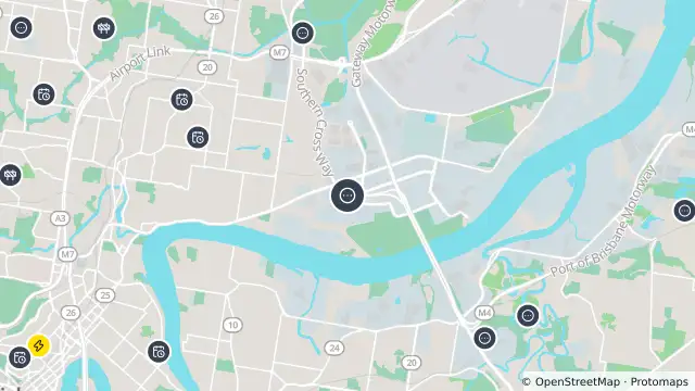 Map of Whinstanes - Gateway Mwy & Links Ave - East and nearby items