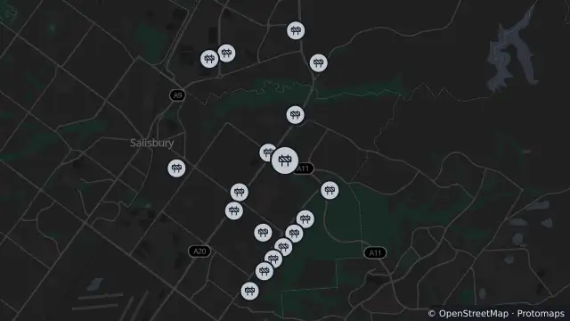 Map of Mowing — The Grove Way, Salisbury Heights and nearby items