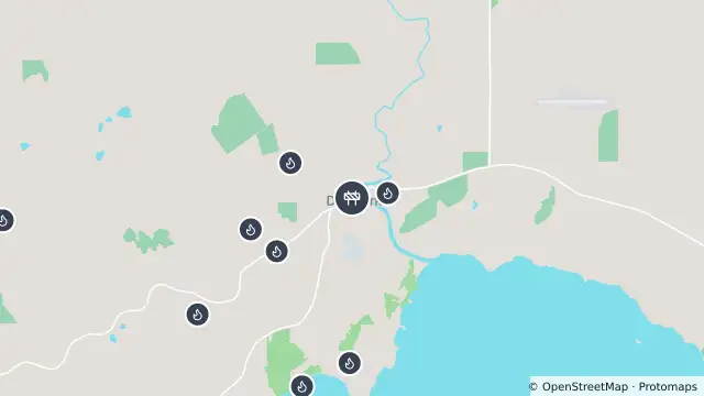 Map of South Coast Hwy Between Fyfe St And Buckley St - Denmark - Surveying Works and nearby items