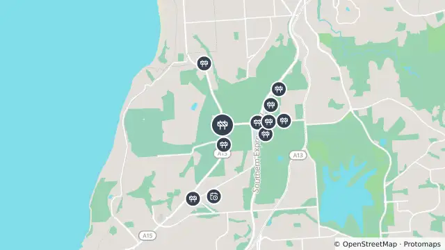 Map of Line Marking & Painting — Lonsdale Road, Hallett Cove and nearby items