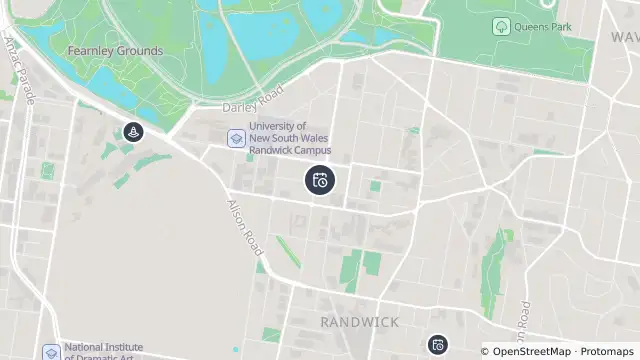 Map of Planned Power Outage — Randwick and nearby items