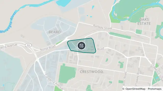 Map of Planned Power Outage — Incd-44003-W and nearby items